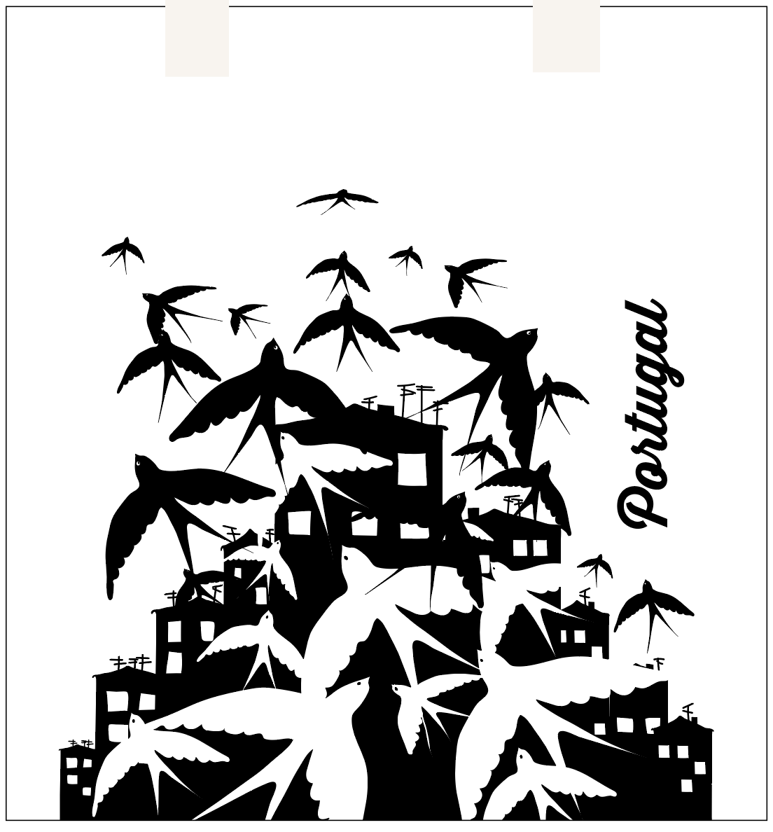 Saco de Algodão Andorinhas